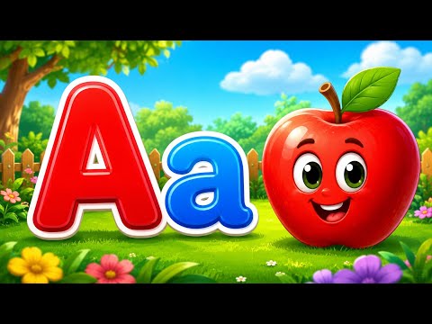 Phonics with Two Words: A for Apple, B for Ball - English Alphabet for Toddlers @Ronukitv
