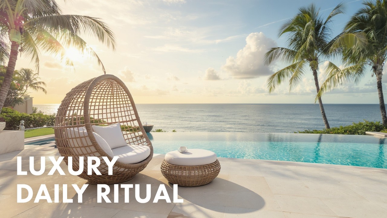 Chill Lounge Music - Tropical Poolside Vibes & Coffee Relaxation