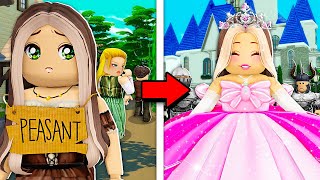 I Was A NOBODY.. But Then I Became A PRINCESS! (Roblox)
