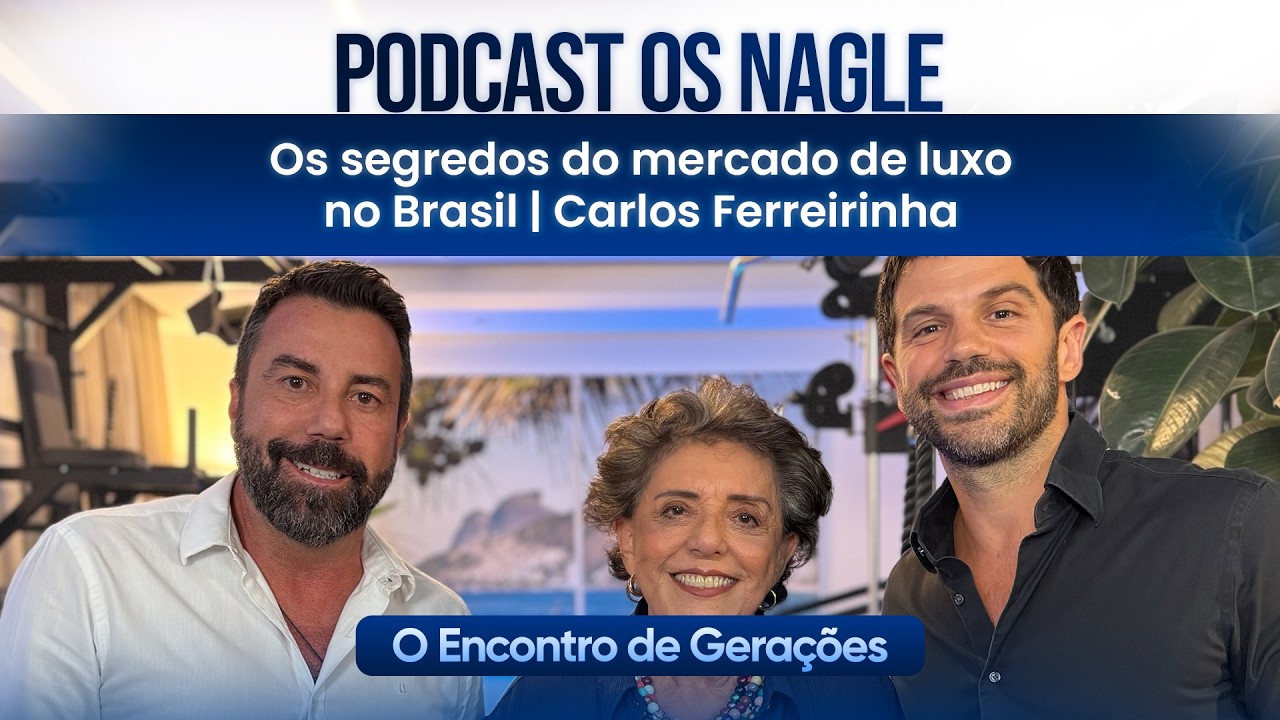 Capa do episódio: Os segredos do mercado de luxo no Brasil — Carlos Ferreirinha