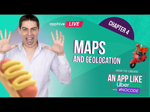Live: Maps and geolocation - How to create an App Like Uber Eats - #4