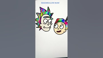 RICK AND MORTY #shorts #subscribe #procreate #ipad #arttiktok #fyp #funny #cool #draw