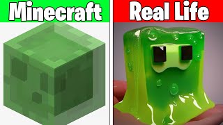Realistic Minecraft | Real Life vs Minecraft | Realistic Slime, Water, Lava #494