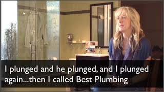 sewer repair story - found a plumber she could trust, best plumbing (206)633-1700