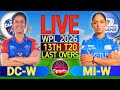 Delhi Capitals Women vs Mumbai Indians Women - WPL 2026 Live Score
