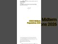 CS620 Modeling &amp; Simulation Midterm Preparation 2026   Complete Important Questions,  &amp; Exam Guide