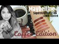 COFFEE EDITION - Maybelline SuperStay Matte Ink Liquid Lipstick Lip Swatches