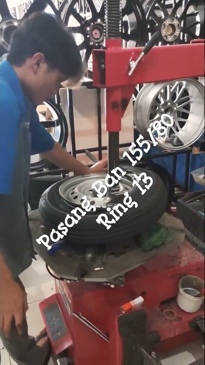 pasang Ban 155/80 ring 13 ..dengan mudah dan Cepat