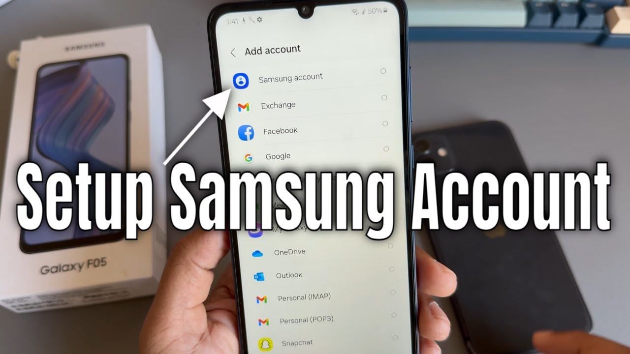 samsung-galaxy-f05-how-to-sign-into-samsung-account-youtube