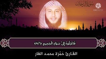"إِنَّ يَوْمَ الْفَصْلِ مِيقَاتُهُمْ أَجْمَعِينَ" ايات عظيمة من سورة "الدخان" #حمزة_الفار