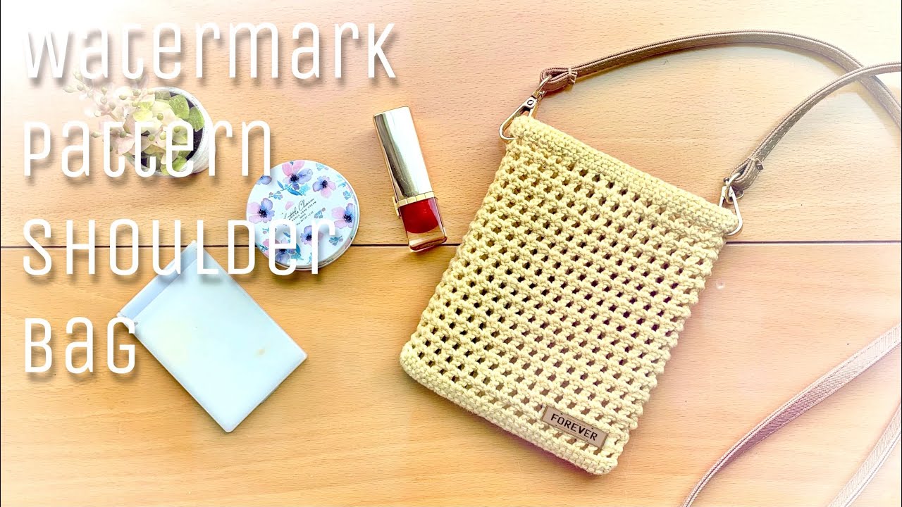 かぎ針編み】ミニショルダーバッグの作り方💌 - YouTube