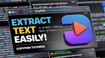 How to Extract Text from Any Image, Video, or PDF with Copyfish | Screenshot Reader Tutorial