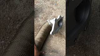 Pancake Pipe vs. Mandrel-Bent: HUGE Downpipe Upgrade! #shorts