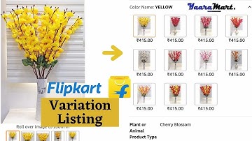 Flipkart Bulk Listing With Variation Like Color Variation | Flipkart Seller