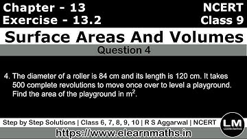 Surface Area and Volumes | Class 9 Exercise 13.2 Question 4 | NCERT | Learn Maths | Cbse
