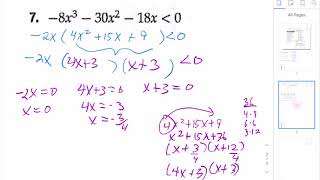 2.6 HW help Nonlinear Inequalities