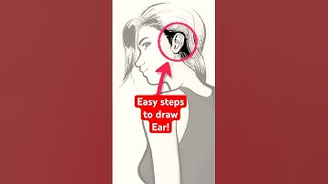 Draw Ear So Easy #howtodraw #drawingtutorial #drawingtips #art #shorts