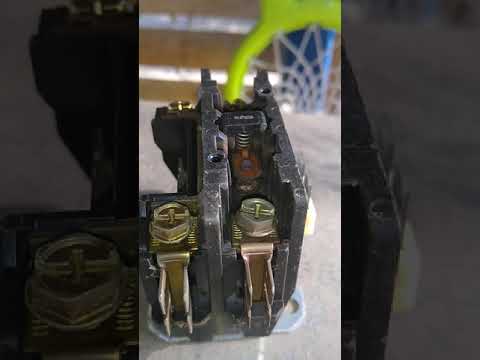 EASY fix: Outside AC unit always running = Bad AC contactor.