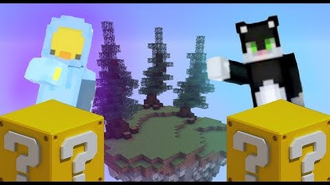 Playing Skywars on the Hive: Borderline Lucky Blocks