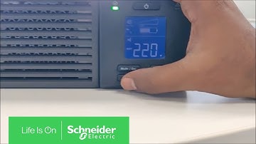 How to Disable Audible Alarm in SRV6KL-IN Through the Display | Schneider Electric Support