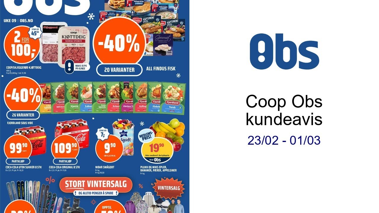Coop Obs kundeavis 23/02 - 01/03