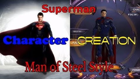 DCUO Character Creation - Superman (Man of Steel)