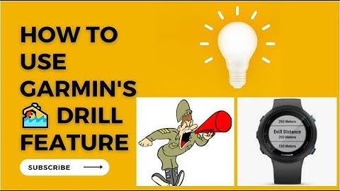 How to correctly use Garmins swim drill feature