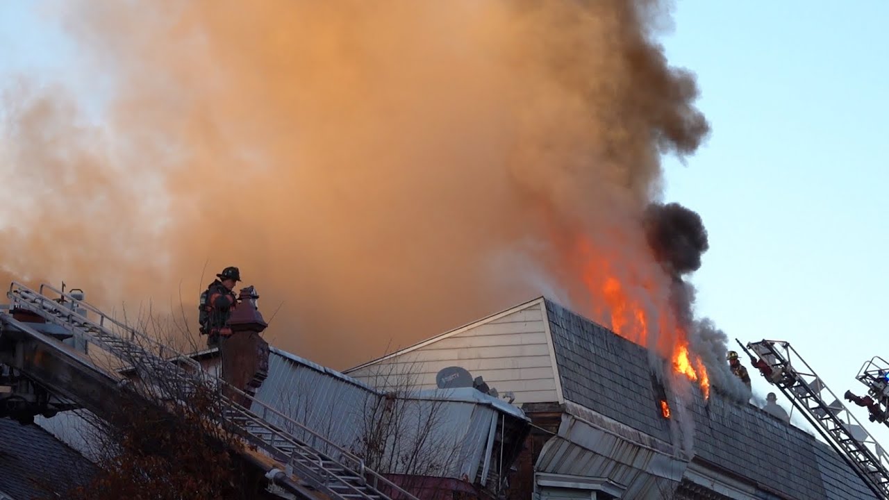 Citizens Fire Company of Tamaqua 3rd Alarm Working Structure Fire 10/29/22