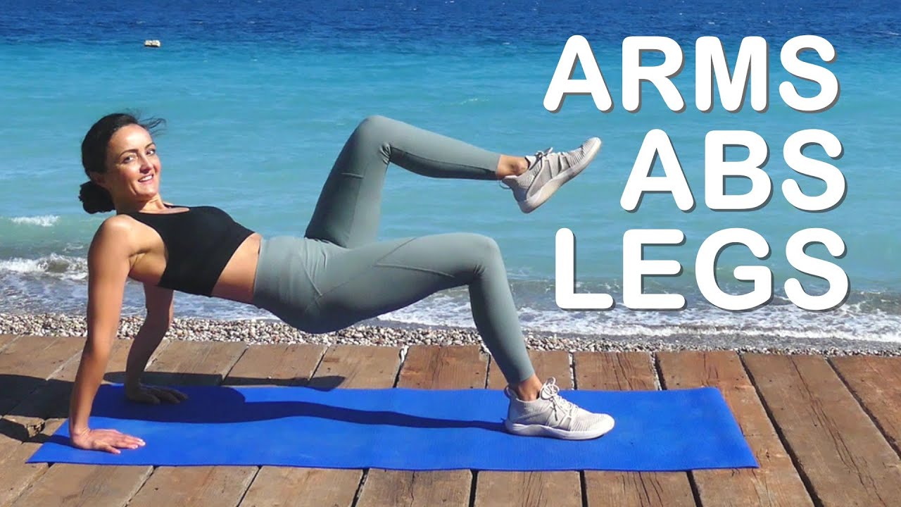 Arms Abs & Legs Workout / 10 min intense home workout / Трениривка на