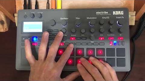 Korg Electribe 2 LIVE Techno Mix Track  "WHIP"
