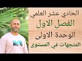 الحادي عشر العلمي المتجهات في المستوى ف١ الوحدة الاولى الدرس الثاني