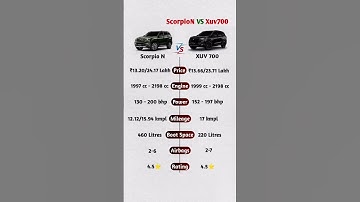scorpio n vs xuv700 | comparison | mahindra car after gst 2.0 | new model2025 #mahindrascorpio#gst