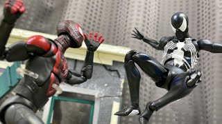 Marvel's Spider-Man  stop motion symbiote spider man vs miles morales