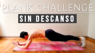 Plank Challenge || RETO DE PLANCHA (8 EJERCICIOS) SIN DESCANSO