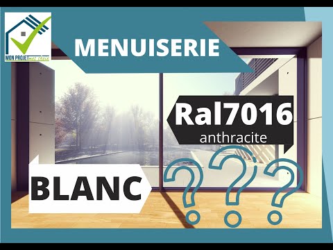 Avant-projet de construction : Menuiseries ?ANTHRACITES ou ?BLANCHES ?