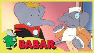 King babar's children decide to help their father overcome one of his
problems by telling him about the time when they thought there was a
monster in pal...