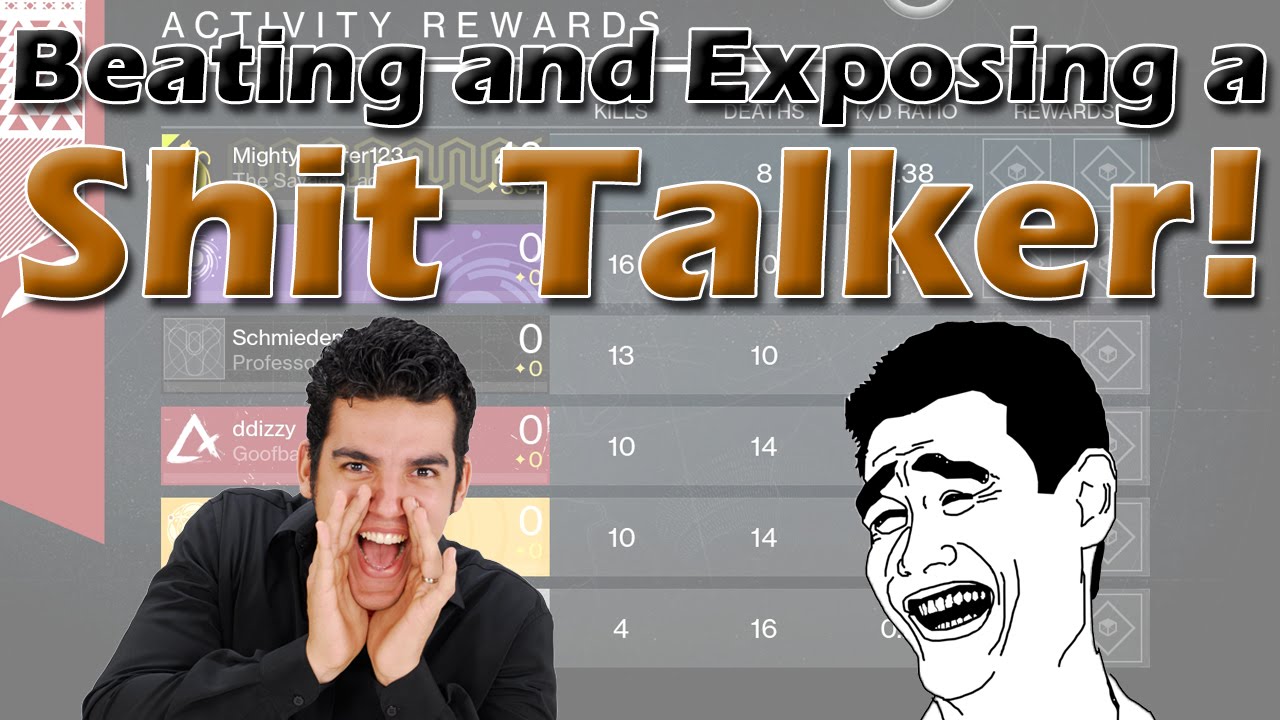 Destiny - Beating and Exposing a Shit Talker!