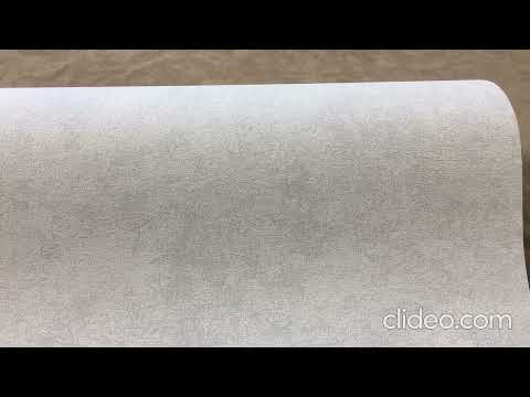 Одноколірні німецькі шпалери 311766, світло-сірий пастельний відтінок, з 3d-ефектом бетон-оптик, мийні, видео 3