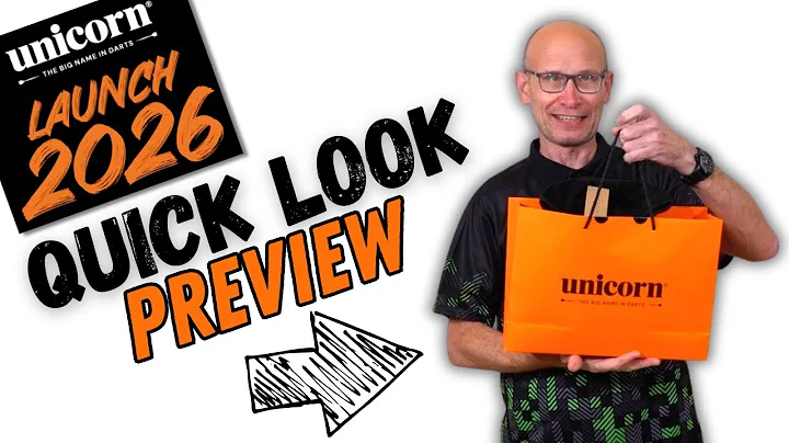 Unicorn Darts Launch 2026 Quick Look Unboxing Preview Of New Darts