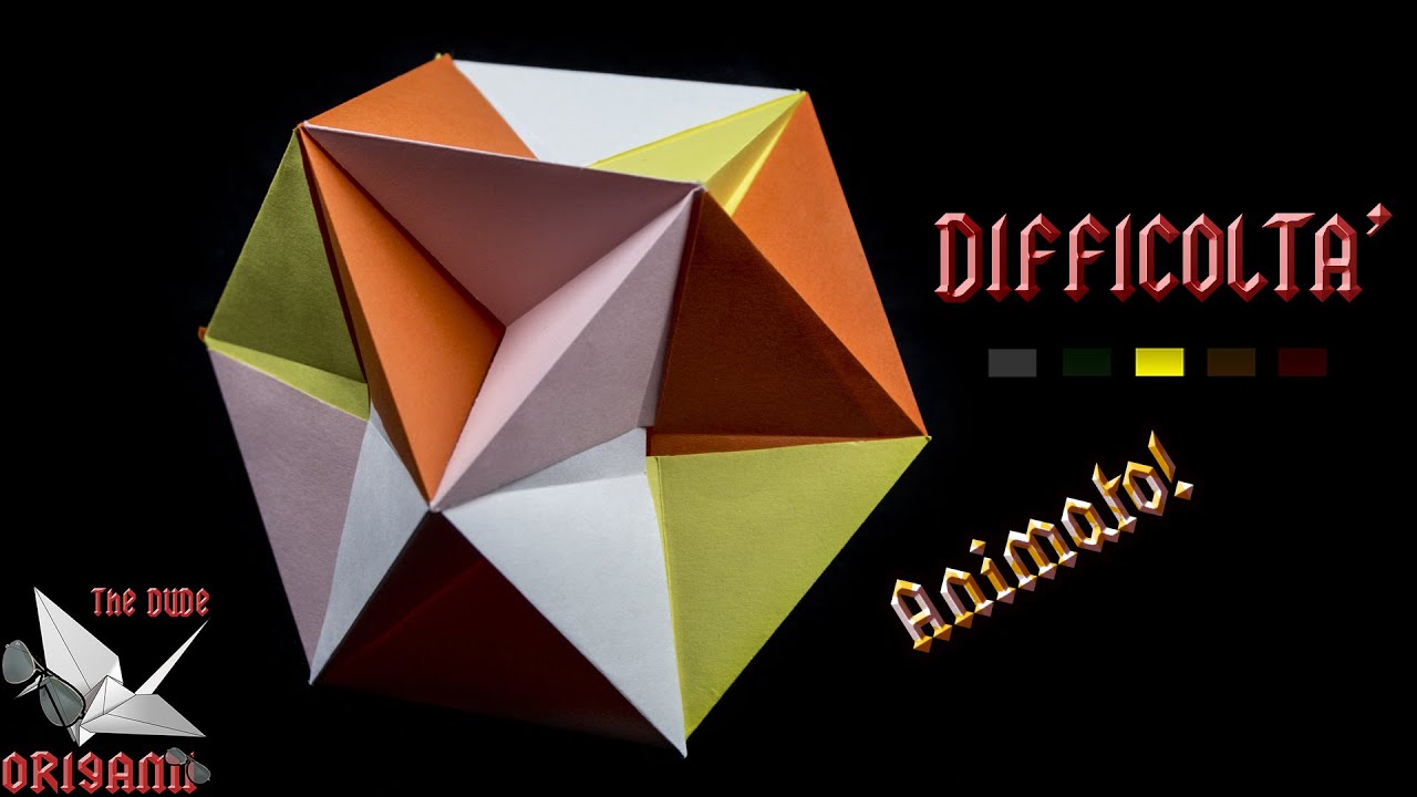 [ORIGAMI ITA] Palla Delle Farfalle - ESPLOSIONE VOLANTE! (Kenneth Kawamura) || Animali/Modulari