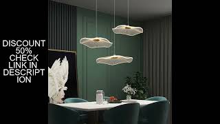 Sports Performance OUDELADI Acrylic lotus leaf Wall Lamps Modern LED AC110-240V home living dining room bedside Decor I