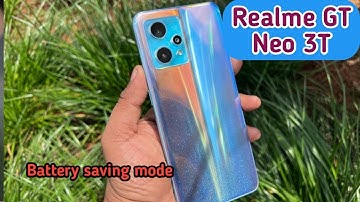How To Enable Battery Saving Mode In Realme GT Neo 3T, Realme GT Neo 3T,Battery Saving Mode