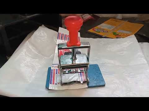 Inmark Manual Hand Stamping Machine For Batch Printing