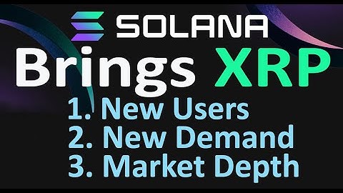 Ripple Distributes XRP into Solana Ecosystem for Market Depth, Users & Demand, Stronghold Interview