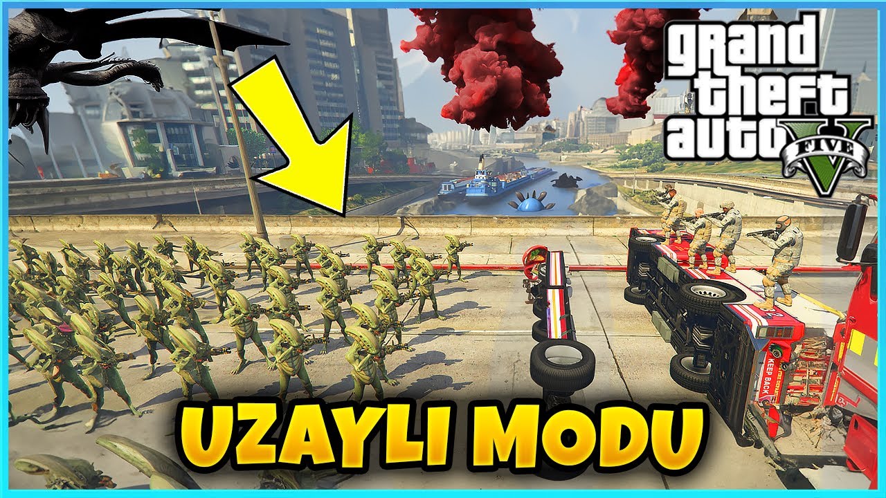 ASKER KORUMA AL UZAYLI iSTiLASI MODU GTA 5 KOLAY KURULUM GTA 5