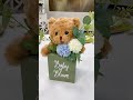 Teddy Bear Centerpieces for a Baby in Bloom Baby Shower