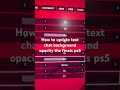 How to update text chat background opacity the finals ps5