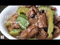 BEEF AMPALAYA with Oyster Sauce