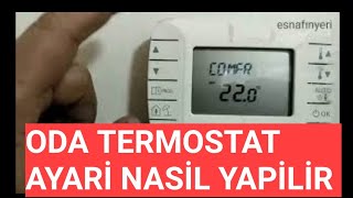 baymak kombi termostat ayarı nasıl yapılır