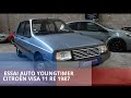 Test auto youngtimer  citron visa 11 re 1987